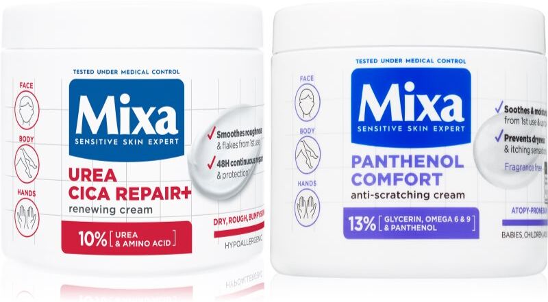 Mixa Sensitive Skin Expert ensemble pour une peau douce et lisse