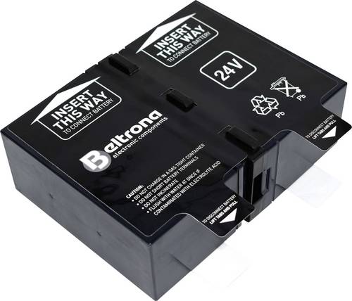 Beltrona RBC124 USV-Anlagen-Akku ersetzt Original-Akku (Original) RBC124 Passend für Marke APC