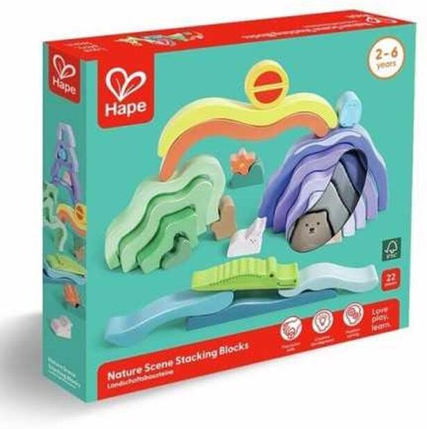 Blocs à empiler Nature et Animaux - Hape