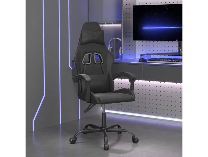 vidaXL Gaming-Stuhl Schwarz Kunstleder