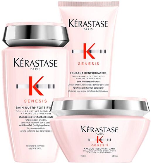 650ml Kérastase Genesis Hydra Nutri Trio Set (Shampoo 250ml + Conditioner 200ml + Mask 200ml)