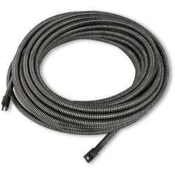 EBERTH Ersatzspirale 20 m für Rohrreiniger, Ø 13 mm, M6 Kupplung, für Rohre Ø 50–100 mm, robustes Metall, passend für gängige Bohrköpfe