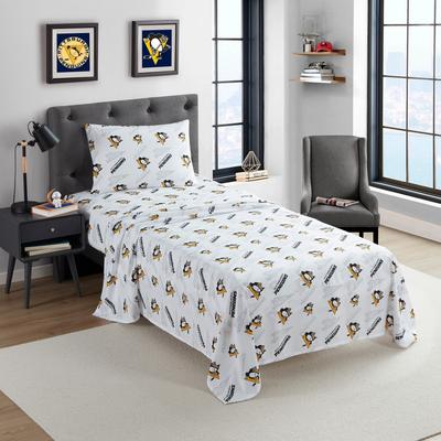 Sweet Home Collection NHL Officially Licenced Pittsburgh Penguins Sheet Set