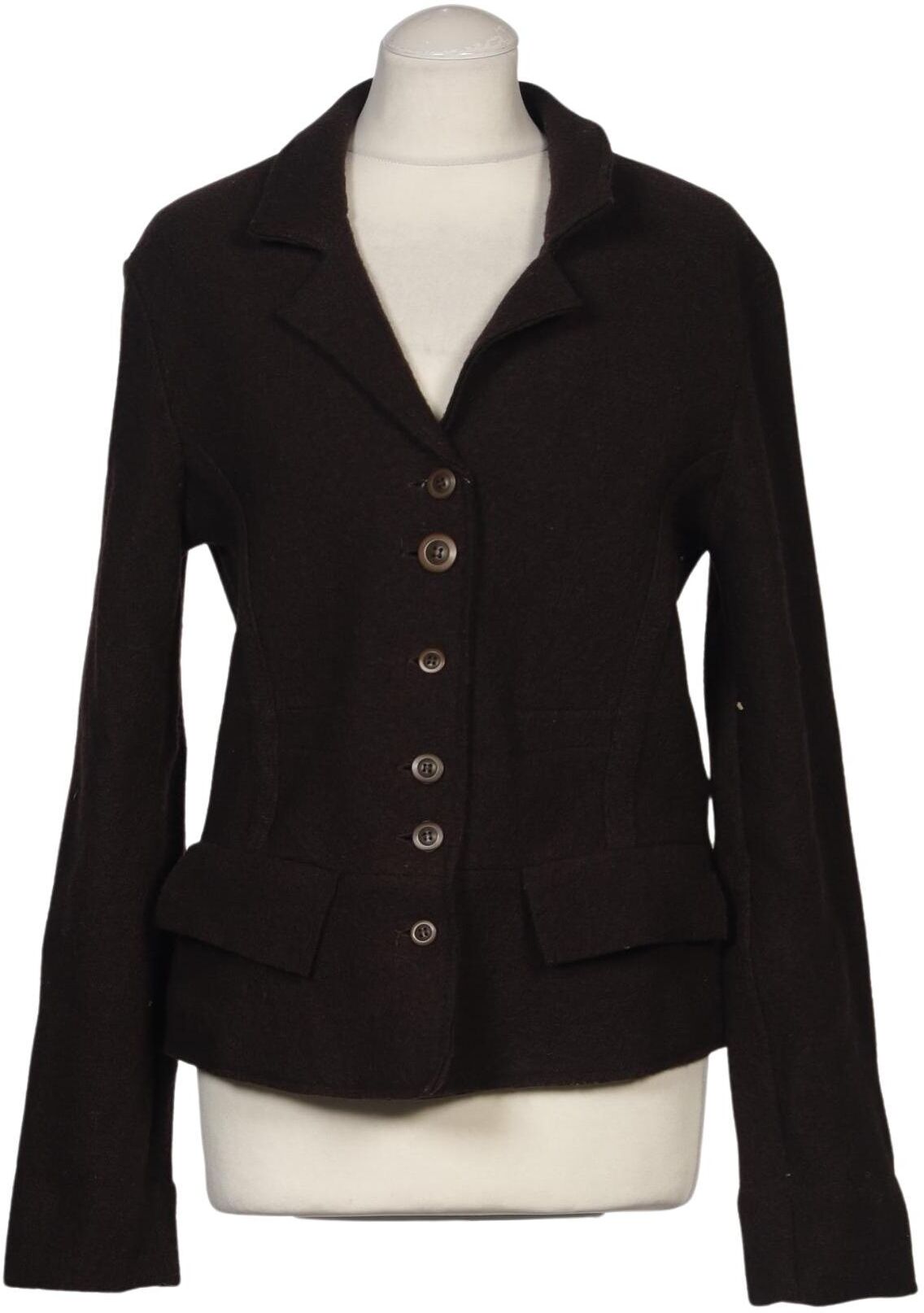 Zeitlos By Luana Damen Blazer, Braun, Gr. M, Schurwolle - Second Hand