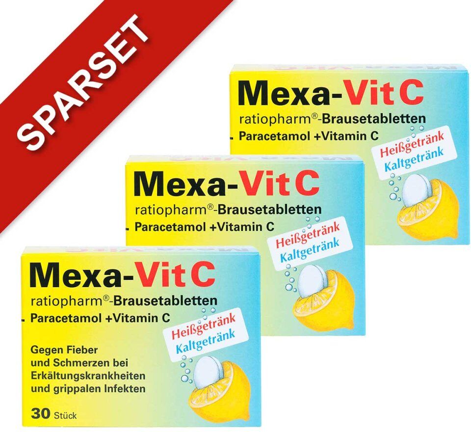 Mexa-Vit C ratiopharm-Brausetabletten 3x30stk