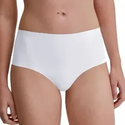 Calida Seamless Clean-Cut Midi Brief Weiß Small Damen