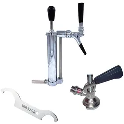 ich-zapfe Picknickpumpe Set mit Kolbenschankhahn 3/4 und Co2-Abgang