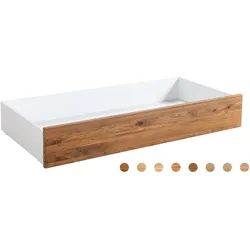 Hasena »Lovie-Box« Fuss-Set Bettrahmen 160 cm / Kernbuche natur, geölt / 2 Schubladen