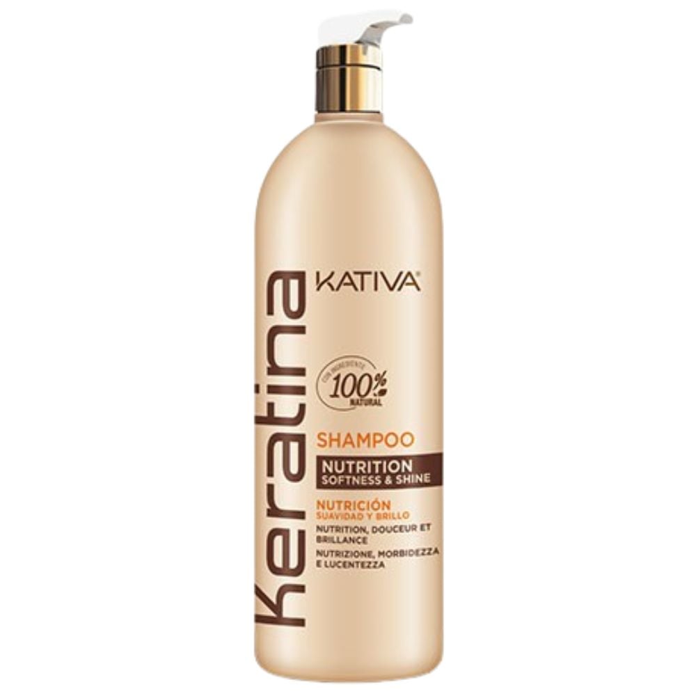Kativa Keratina Shampoo Nutrition, Softness and Shine 1000mL