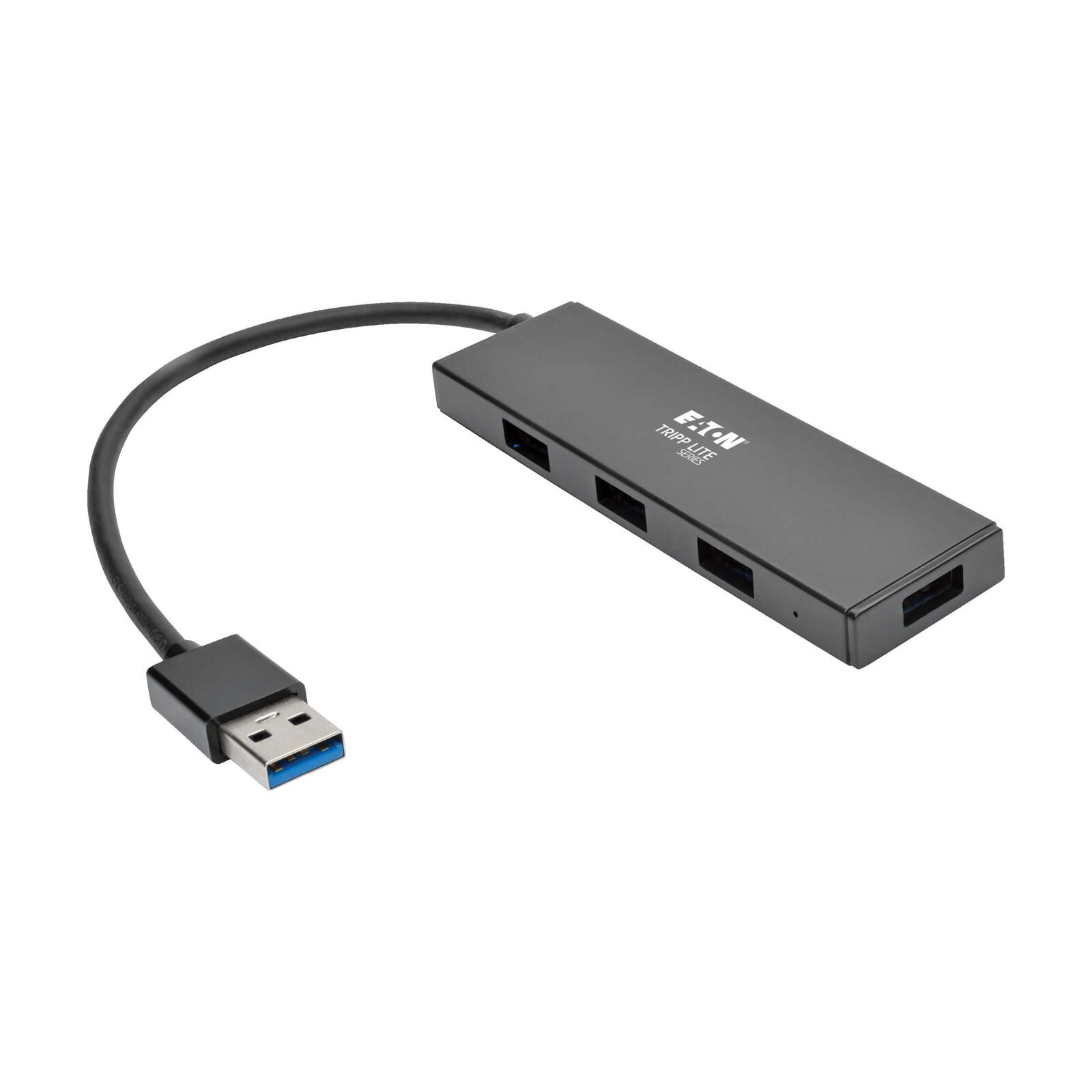Eaton Tripp Lite Series 4-Port Ultra-Slim Portable USB 3.0 SuperSpeed Hub U360-004-SLIM