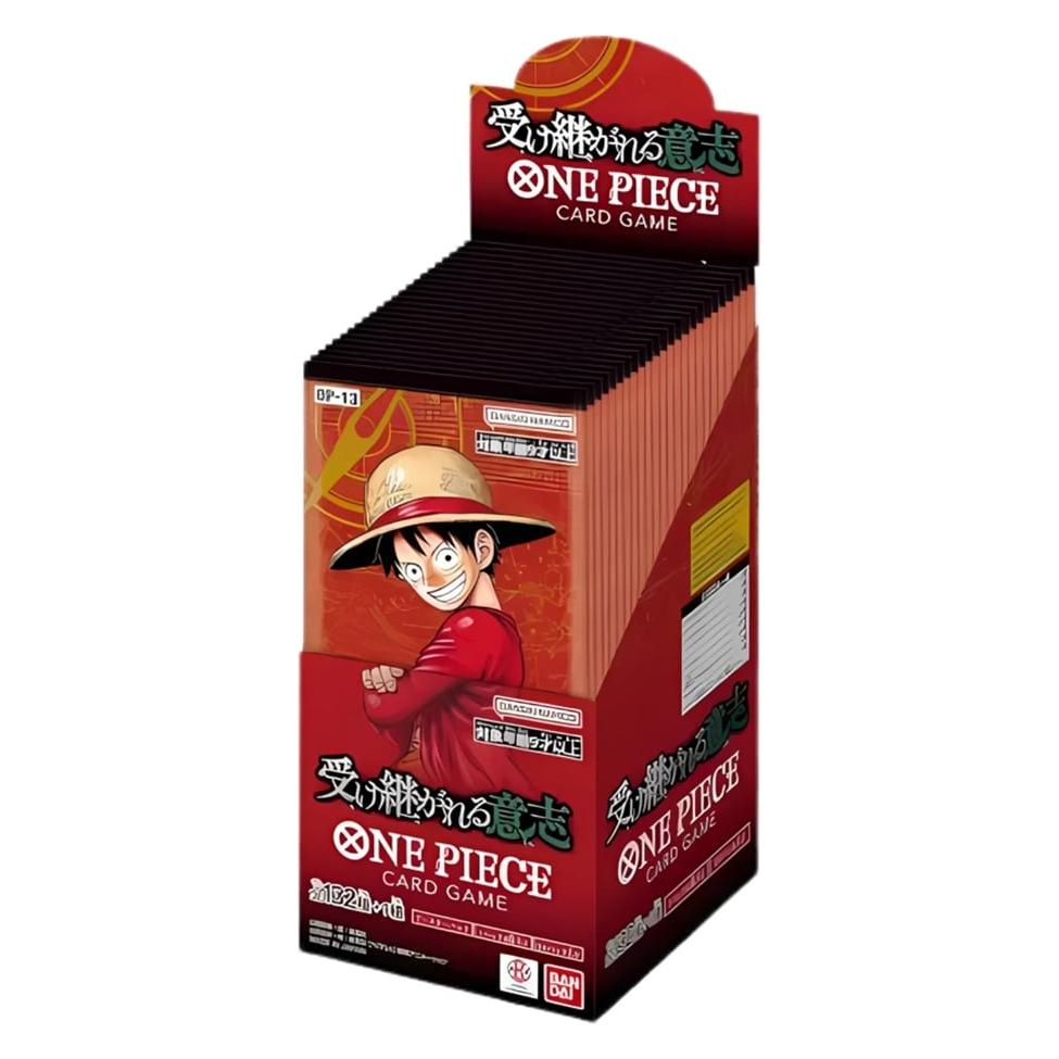 Bandai Carrying on His Will - OP-13 (Japanisch, Booster Display) (4582769865213)