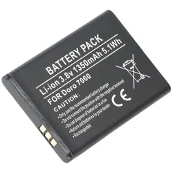 AccuCell Akku passend für Doro 7030, 7080, Li-ion, 3,7V, 1350mAh, 5,0Wh