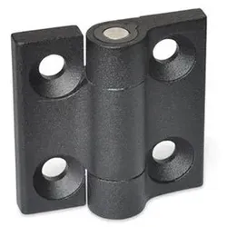Scharniere, Zink-Druckguss, mit Rastung (437.4-ZD-60-60-A2-SW)