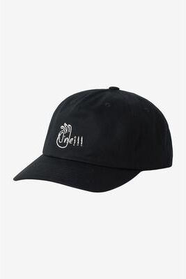 O'Neill s Okay Dad Hat in Black, Twill