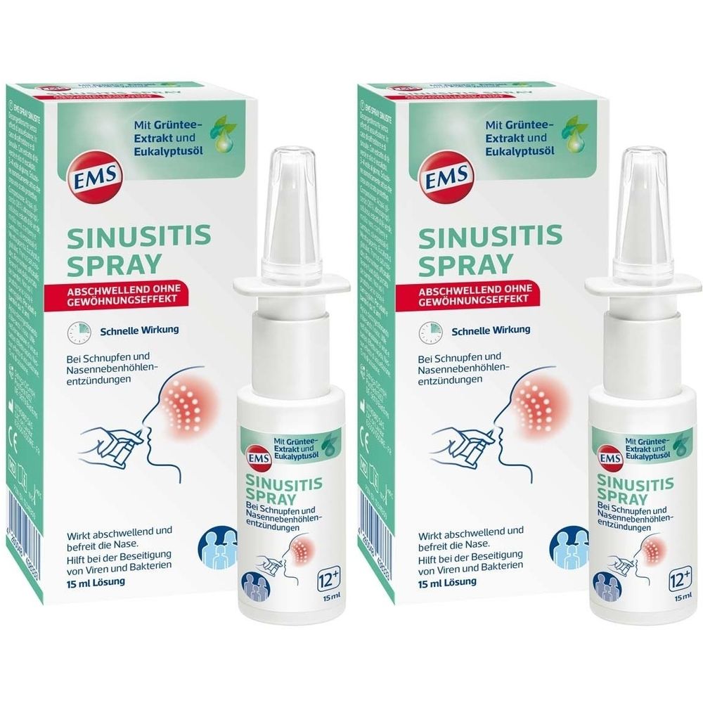 Emser Sinusitis Spray mit Eukalyptusöl 2x 2x15 ml