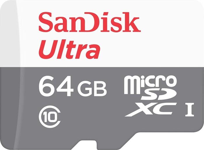 SanDisk Ultra microSDXC Speicherkarte 64GB SDSQUNR-064G-GN3MN