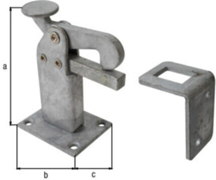 GAH Torfeststeller 95x65x50mm Stahl roh ; GAH Alberts (411763)