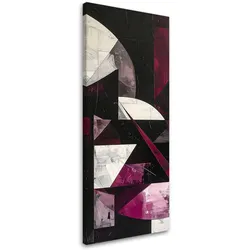 LEINWANDBILD 3D und geometrisch 30x90cm