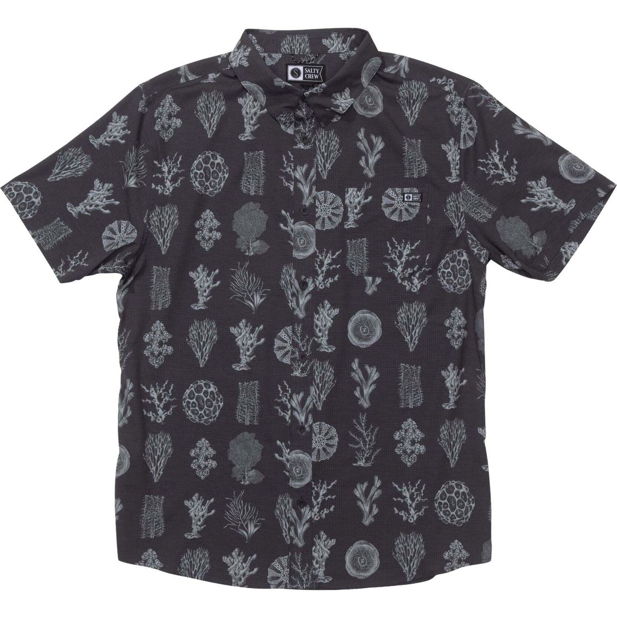 Salty Crew Breezer Perf Button UP phantom (PHA) S 21035159-PHA-S