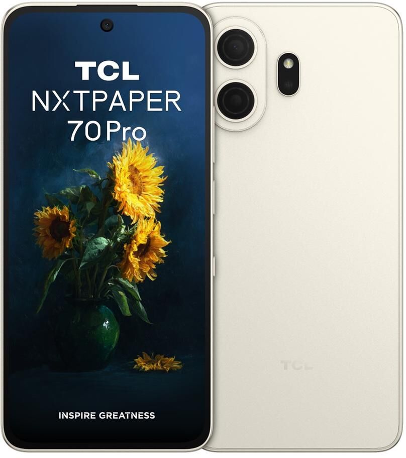 Telemóvel tcl nxtpaper 70 pro 5g 8 - 256gb ouro