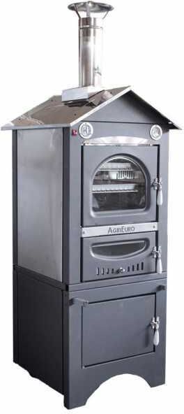 AgriEuro Premium AgriEuro Minimus 50 EXT - Holzbackofen für draußen - mit Lüftungssystem