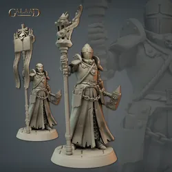 Priest Knight Banner + Variant von Galaad Miniatures aus Priests and Knights Release