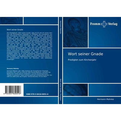 Wort seiner Gnade, Taschenbuch von Hermann Mahnke, Fromm Verlag, 978-3-8416-0051-6