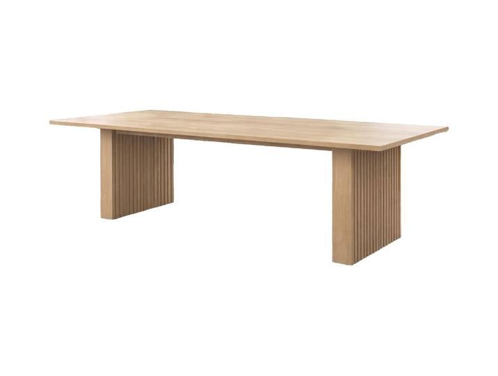 Humle Table De Salle À Manger 100x200/300 Cm Avec Rallonge Naturel.