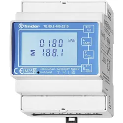 Finder, Energiemessgerät, Dreiphasen Multifunktions Zweitarif-Energiezähler Modbus