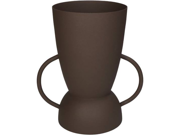Blumentopf Bloem - Farbe: braun - Material: Metall