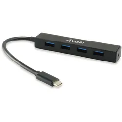 Equip 128954 - USB 3.2 Gen 1 (3.1 Gen 1) Type-C - USB 3.2 Gen 1 (3.1 Gen 1) Type-A - 5000 Mbit/s - Schwarz - Kunststoff - CE