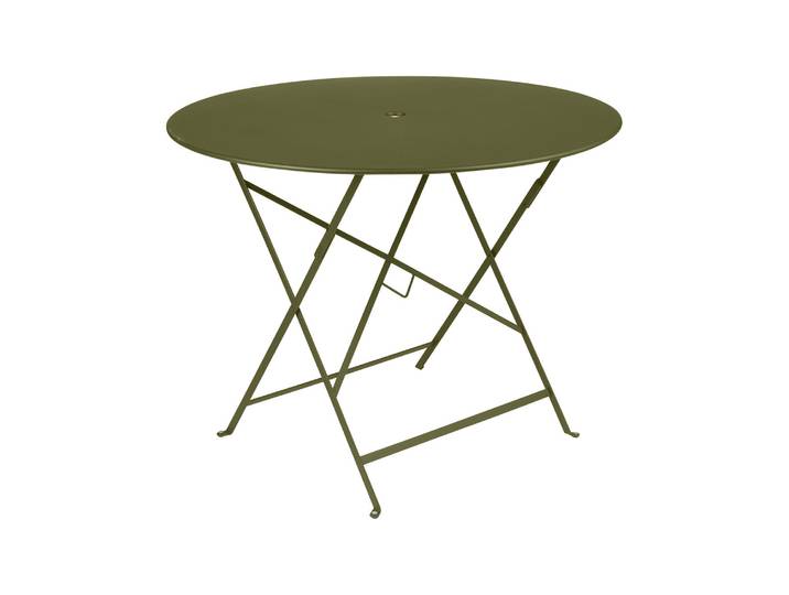 Fermob - Table ronde Bistro - Vert - Acier laqué - Designer Studio Fermob