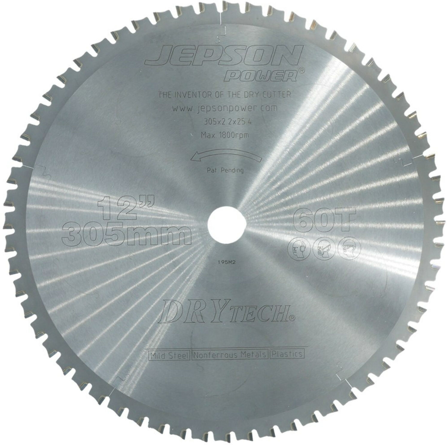 Jepson Drytech® HM-Sägeblatt Durchmesser 305 mm / 60Z für Stahl ; Jepson Power (600530)