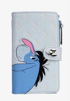Women's Loungefly X Disney Women'S Eeyore Snap Flap Wallet Clouds Wallet by Loungefly in Multi