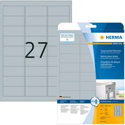 Herma, Etiketten, Typenschild Etiketten A4