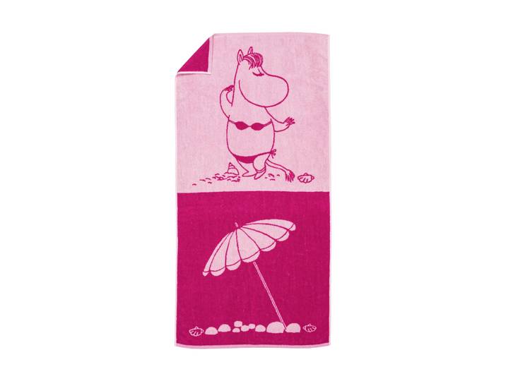 Moomin Arabia Moomin badhanddoek 70x140 cm Snorkmaiden roze