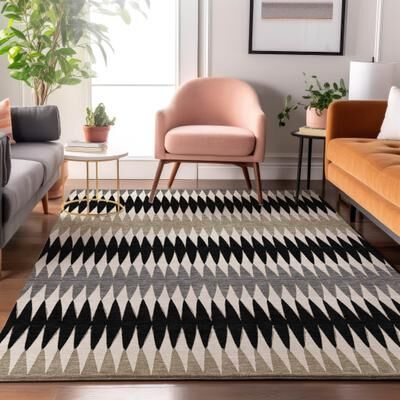 Addison Rugs Premium Washable Super Soft Modern Ziggy Mayfield Rug
