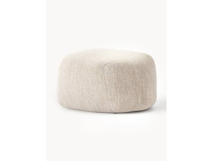 Pouf ovale en bouclette Wolke