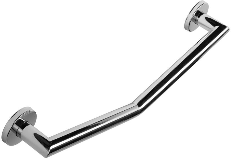 Croydex 60cm Grab Bar Chrome 22.5cm H X 63.5cm L