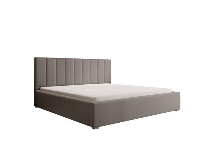 Polsterbett 160x200 cm Rinus beige aus hydrophobem Stoff