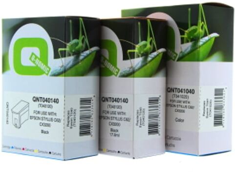 Q-Nomic Pack 2X T040 (negro) + T041 (tri-color)