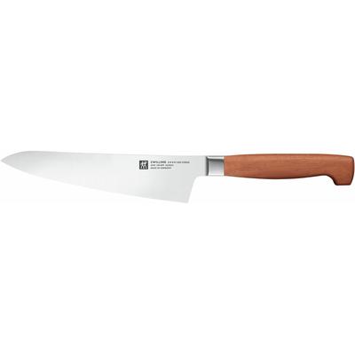 Kochmesser ZWILLING "**** VIER STERNE Wood", braun, Klingenlänge 14cm, Holz, Spezialklingenstahl, Kochmesser, Kochmesser, Made in Germany, Eigehärtete Klinge, FSC-Zertifizitiertes Holz