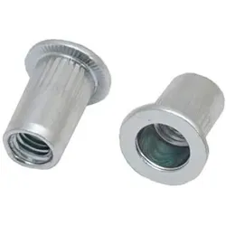 RS PRO, Nieten, Blind Niet, Ø 12.9mm x 24mm, Grau, Stahl, M