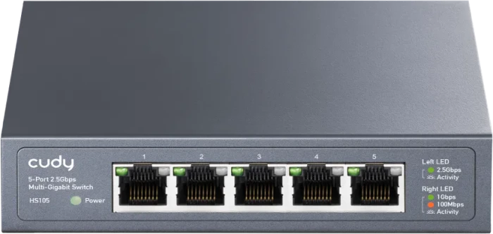 CUDY 5-Port 2.5G Unmanaged Switch
