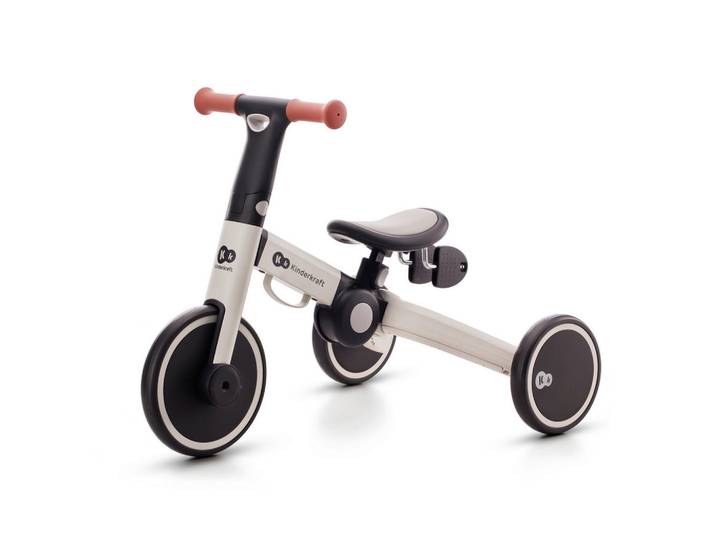 Kinderkraft Dreirad 4Trike, Grau, Metall, Kunststoff, 69x49x44.5 cm, Spielzeug, Kinderfahrzeuge, Dreiräder