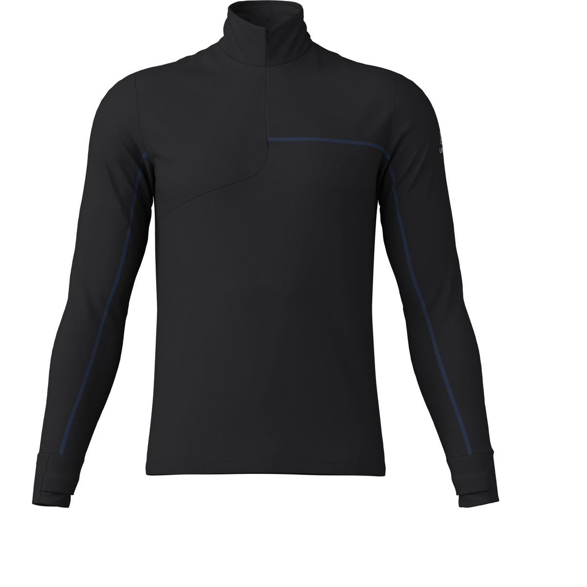 Löffler Men Midlayer Fine Transtex Merino black/navy (A33) 52 30887-A33-52