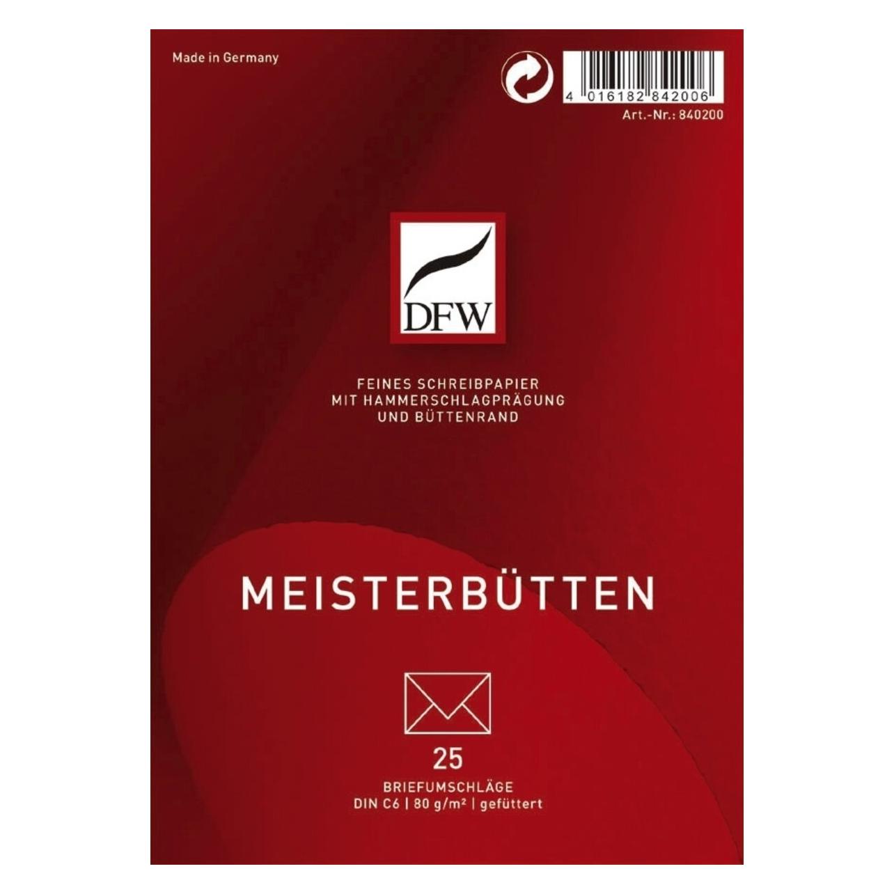 Venceremos Briefumschlag C6 Meisterbütten 25 St (C6, 25x) (840200)