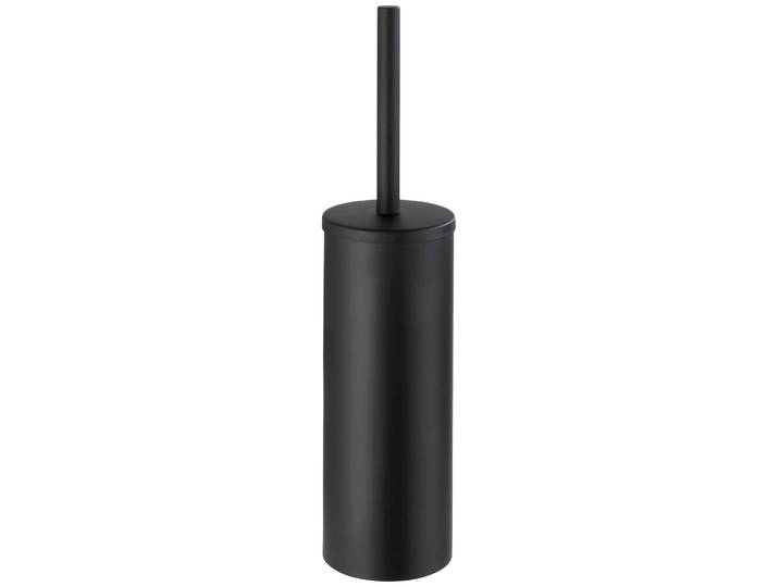 WC-Garnitur WENKO Orea , schwarz, B:9cm H:40,5cm L:9cm, Edelstahl, Polypropylen, Reinigungsbürsten, WC-Garnitur, Bürstenhalter inkl. WC Bürste