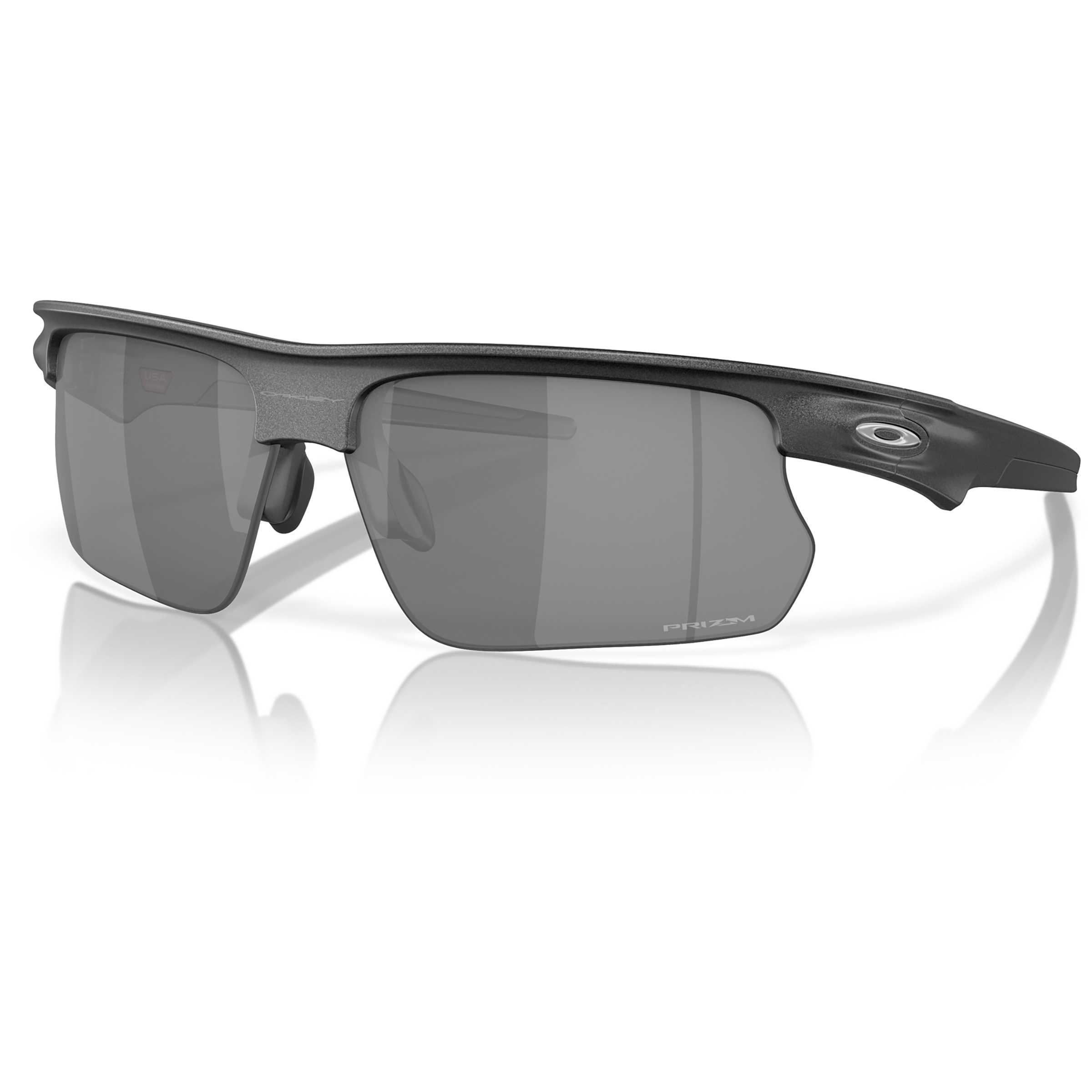 Oakley Bisphaera Sportbrille Sportbrillen & Sportsonnenbrillen steel-prizm black Mountainbike | Rennrad | Lifestyle