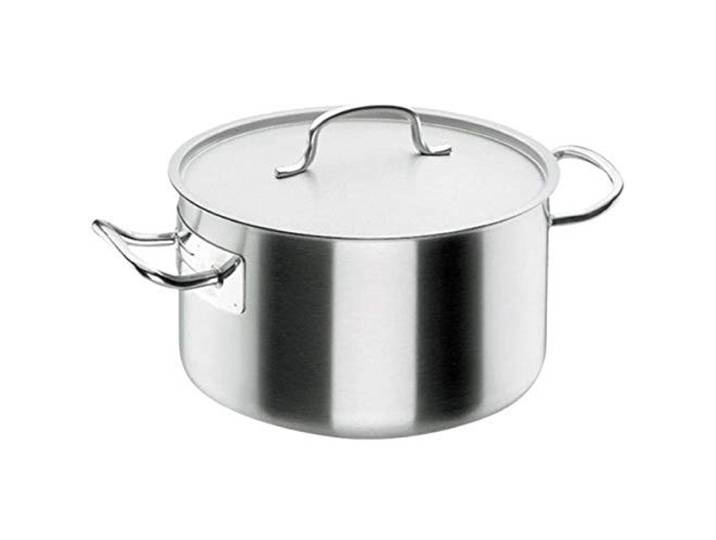 LACOR 50029 Fleischtopf mit Deckel 28 cm Aus lebensmittelechtem Edelstahl gefertigt; hohe Korrosionsbeständigkeit und Haltbarkeit im täglichen Gebrauch